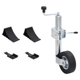 Split tow hitch clamp and 60 mm wheel chocks by , Trailers for goods and transport - Ref: Foro24-3281612, Price: 79,99 €, Dis...