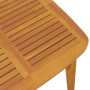 Gartentisch aus massivem Akazienholz 110x110x75 cm von vidaXL, Gartentische - Ref: Foro24-310302, Preis: 136,38 €, Rabatt: %