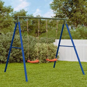 Outdoor swing set with two swings by , Swings and play structures - Ref: Foro24-3283585, Price: 119,64 €, Discount: %