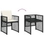 9-piece garden dining set with black synthetic rattan cushions by , Garden sets - Ref: Foro24-3210774, Price: 392,43 €, Disco...