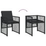 Garden dining set with 15-piece black synthetic rattan cushions by , Garden sets - Ref: Foro24-3210811, Price: 881,87 €, Disc...