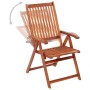 Folding garden chairs 3 units solid acacia wood by vidaXL, Garden chairs - Ref: Foro24-310293, Price: 185,99 €, Discount: %