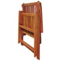 Folding garden chairs 3 units solid acacia wood by vidaXL, Garden chairs - Ref: Foro24-310293, Price: 185,99 €, Discount: %