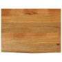 Tablero de mesa borde natural madera maciza mango 70x60x2,5 cm de , Tableros para mesas - Ref: Foro24-370547, Precio: 47,99 €...