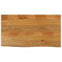 Solid mango wood natural edge table top 110x60x2.5 cm by , Table tops - Ref: Foro24-370551, Price: 90,99 €, Discount: %