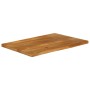 Solid mango wood natural edge table top 110x60x2.5 cm by , Table tops - Ref: Foro24-370551, Price: 90,99 €, Discount: %