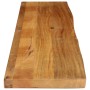 Solid mango wood natural edge table top 180x40x3.8 cm by , Table tops - Ref: Foro24-370593, Price: 255,31 €, Discount: %