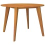 Solid acacia wood garden table Ø110x75 cm by vidaXL, Garden tables - Ref: Foro24-310301, Price: 134,43 €, Discount: %