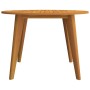 Solid acacia wood garden table Ø110x75 cm by vidaXL, Garden tables - Ref: Foro24-310301, Price: 134,43 €, Discount: %