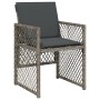 Garden dining set 7 pieces and gray synthetic rattan cushions by , Garden sets - Ref: Foro24-3210734, Price: 505,76 €, Discou...