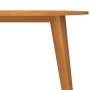 Solid acacia wood garden table Ø110x75 cm by vidaXL, Garden tables - Ref: Foro24-310301, Price: 134,43 €, Discount: %