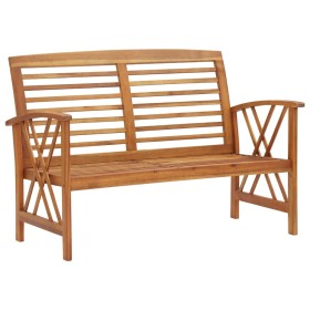 Solid acacia wood garden bench 119 cm by vidaXL, garden benches - Ref: Foro24-310269, Price: 111,38 €, Discount: %