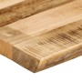 Massivholz-Tischplatte mit natürlicher Kante aus Mangoholz, 120x40x2,5 cm. von , Tischplatten - Ref: Foro24-370662, Preis: 52...