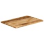 Solid mango wood natural edge table top 90x60x2.5 cm by , Table tops - Ref: Foro24-370669, Price: 62,92 €, Discount: %