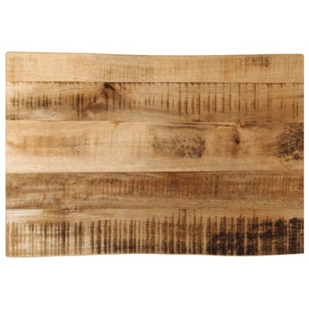 Solid mango wood natural edge table top 70x40x3.8 cm by , Table tops - Ref: Foro24-370681, Price: 44,99 €, Discount: %