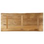 Tablero de mesa borde natural madera maciza mango 140x60x3,8 cm de , Tableros para mesas - Ref: Foro24-370697, Precio: 154,13...