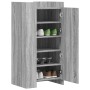 Engineered wood shoe cabinet in Sonoma gray, 52x37.5x100 cm by , Shoe racks and shoe organizers - Ref: Foro24-848442, Price: ...