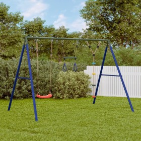 Swing set with swing, trapeze, and rope with discs. by , Swings and play structures - Ref: Foro24-3283603, Price: 135,99 €, D...