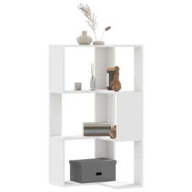 Corner shelf 3 levels white wood 50x50x102 cm by , Bookcases and shelves - Ref: Foro24-852591, Price: 57,99 €, Discount: %