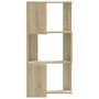 Eckregal 3 Ebenen Eiche Sonoma Holz 50x50x102cm von , Bücherregale und Regale - Ref: Foro24-852593, Preis: 55,93 €, Rabatt: %