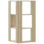 Corner shelf 3 levels oak Sonoma wood 50x50x102cm by , Bookcases and shelves - Ref: Foro24-852593, Price: 61,09 €, Discount: %