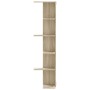 Corner wall shelf in Sonoma oak wood 36.5x36.5x140cm by , Shelves and shelves - Ref: Foro24-852629, Price: 53,99 €, Discount: %