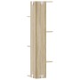 Corner wall shelf in Sonoma oak wood 36.5x36.5x140cm by , Shelves and shelves - Ref: Foro24-852629, Price: 53,99 €, Discount: %