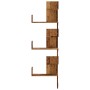 Corner wall shelf, aged wood, 45x45x147 cm by , Shelves and shelves - Ref: Foro24-852643, Price: 67,87 €, Discount: %