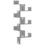 Corner wall shelf in Sonoma grey wood 45x45x147 cm by , Shelves and shelves - Ref: Foro24-852641, Price: 63,25 €, Discount: %