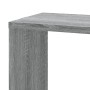 Corner wall shelf in Sonoma grey wood 45x45x147 cm by , Shelves and shelves - Ref: Foro24-852641, Price: 63,25 €, Discount: %