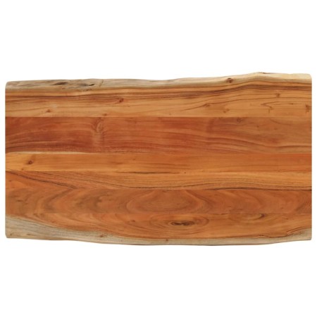 Tablero de mesa rectangular borde natural acacia 100x60x2,5 cm de , Tableros para mesas - Ref: Foro24-370622, Precio: 91,32 €...