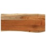 Rectangular acacia wood board with live edge 100x40x3.8 cm by , Table tops - Ref: Foro24-370636, Price: 69,91 €, Discount: %