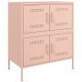 Aparador de acero rosa 68x39x79 cm de , Aparadores - Ref: Foro24-842953, Precio: 139,26 €, Descuento: %