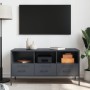 TV stand made of cold-rolled anthracite steel, 100.5x39x50.5 cm by , TV Furniture - Ref: Foro24-843038, Price: 154,75 €, Disc...