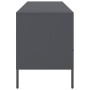 TV stand made of cold-rolled anthracite steel, 100.5x39x50.5 cm by , TV Furniture - Ref: Foro24-843038, Price: 154,75 €, Disc...