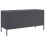 TV stand made of cold-rolled anthracite steel, 100.5x39x50.5 cm by , TV Furniture - Ref: Foro24-843038, Price: 154,75 €, Disc...