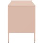 Mueble de TV acero laminado en frío rosa 68x39x50,5 cm de , Muebles TV - Ref: Foro24-843044, Precio: 120,23 €, Descuento: %