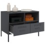 TV stand made of cold-rolled anthracite steel, measuring 68x39x50.5 cm. by , TV Furniture - Ref: Foro24-843046, Price: 120,23...