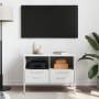 Mueble de TV acero laminado en frío blanco 68x39x50,5 cm de , Muebles TV - Ref: Foro24-843052, Precio: 120,23 €, Descuento: %