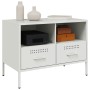 TV stand made of cold-rolled white steel 68x39x50.5 cm by , TV Furniture - Ref: Foro24-843052, Price: 120,23 €, Discount: %