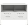 Mueble de TV acero laminado en frío blanco 68x39x50,5 cm de , Muebles TV - Ref: Foro24-843052, Precio: 120,23 €, Descuento: %