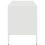 Mueble de TV acero laminado en frío blanco 68x39x50,5 cm de , Muebles TV - Ref: Foro24-843052, Precio: 120,23 €, Descuento: %