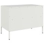 TV stand made of cold-rolled white steel 68x39x50.5 cm by , TV Furniture - Ref: Foro24-843052, Price: 120,23 €, Discount: %