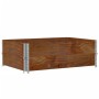 Jardinera de madera maciza de pino marrón 120x80 cm de , Maceteros y jardineras - Ref: Foro24-3295386, Precio: 65,51 €, Descu...