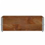 Solid pine wood planter in brown, 120x80 cm by , Pots and planters - Ref: Foro24-3295386, Price: 65,51 €, Discount: %