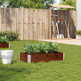 Solid brown pine wood planter 100x50 cm by , Pots and planters - Ref: Foro24-3295390, Price: 36,51 €, Discount: %