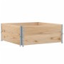 Jardinera de madera maciza de pino 100x100 cm de , Maceteros y jardineras - Ref: Foro24-3295399, Precio: 65,84 €, Descuento: %