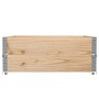 Solid pine wood planter 100x100 cm by , Pots and planters - Ref: Foro24-3295399, Price: 65,99 €, Discount: %