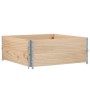 Solid pine wood planter 100x100 cm by , Pots and planters - Ref: Foro24-3295399, Price: 65,99 €, Discount: %