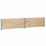 Solid pine wood planter 100x100 cm by , Pots and planters - Ref: Foro24-3295399, Price: 65,99 €, Discount: %